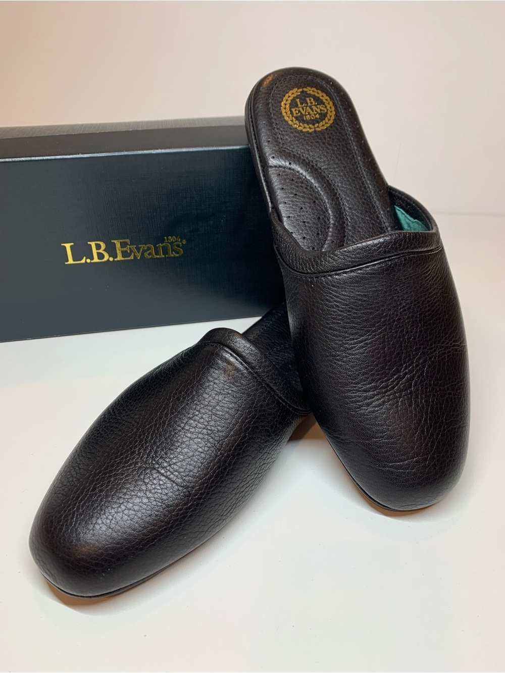 LB Evans Aristocrat Men’s Scuff Slippers